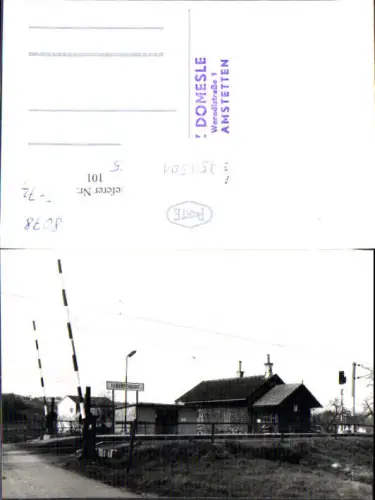 751501 Foto-AK Bahnhof Hubertendorf Blindenmarkt Kottingburgstall St. Georgen am Ybbsfeld