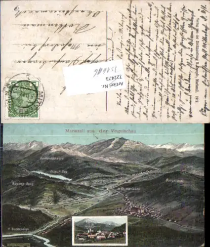 751616 Eugen Felle Mariazell Maria Zell a.d. Vogelschau Gusswerk Rasing Ötscher Erlaufsee Mitterbach