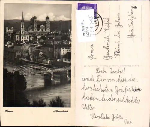 751705 Passau am Inn Donaubrücke Brücke