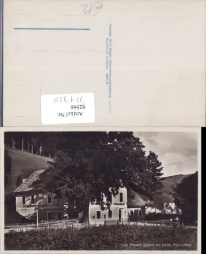 751750 Mayer`s Gasthaus zur Linde Mürzsteg Bruck Mürzzuschlag