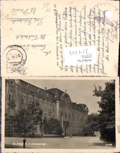 751754 St. Pölten Amtsgebäude Feldpost Wehrmacht n. Rohrbach Fischbach
