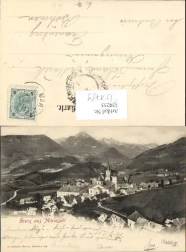 751789 Gruß aus Mariazell Maria Zell pub Schleich 514 Frauenberg Böhmen
