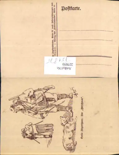 751875 Künstler AK Fritz Schönpflug Karikatur Humor Jagd Jäger