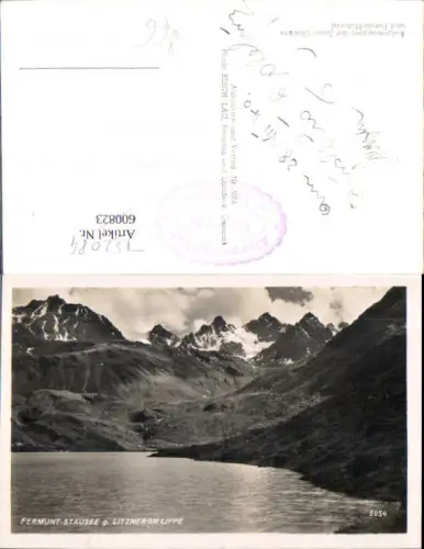 752084 Fermunt-Stausee Litznergruppe Vermunt Bludenz Galtür pub Risch-Lau
