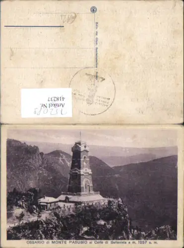752089 Sacello Ossario di Monte Pasubio Vallarsa Val Leogra