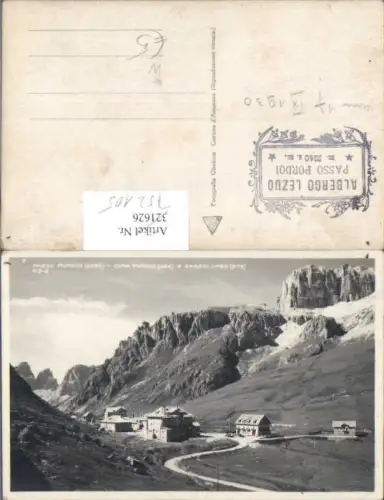 752105 Passo Pordoi Cima Pordoi Sassolungo Sexten Trentino