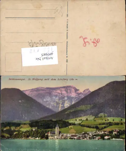 752179 Salzkammergut St. Wolfgang am Wolfgangsee Brandt 813