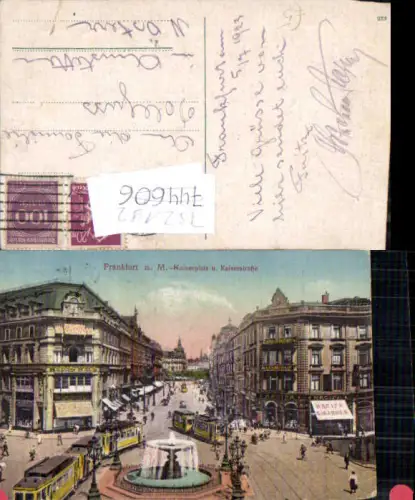 752192 Frankfurt am Main Kaiserplatz Kaiserstraße Straßenbahn