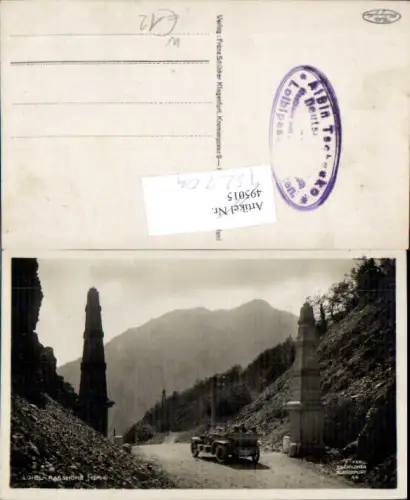 752204 Loiblpass Ferlach Pass Trzic Auto Oldtimer