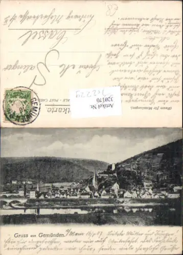 752229 Gruß aus Gemünden am Main Spessart