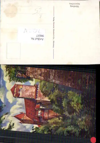 752238 Künstler AK M. Herterich Nürnberg Kaiserstallung