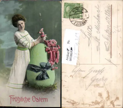 752289 Ostern Frau Osterei Blumen gel Seitenstetten