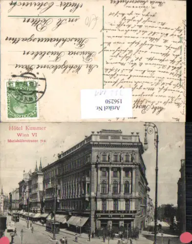 752411 Wien Mariahilf Hotel Kummer Mariahilferstraße