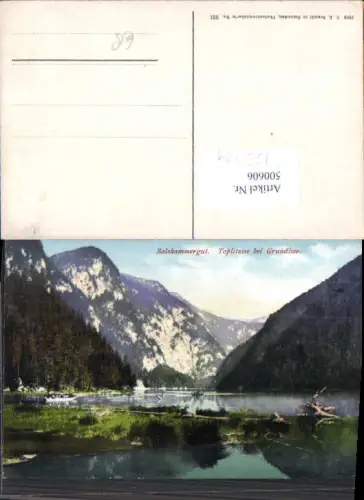 752414 Salzkammergut Toplitzsee bei Grundlsee Aussee pub Brandt 331