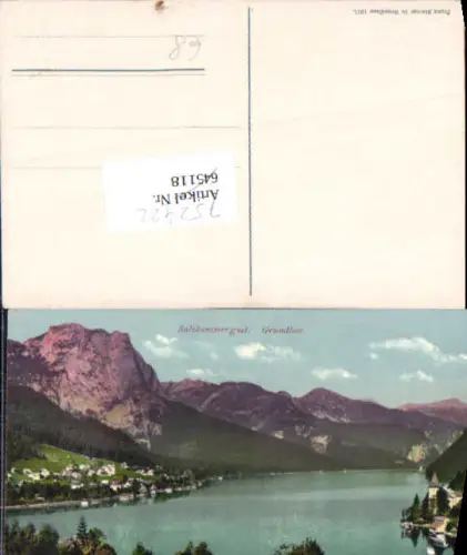 752422 Salzkammergut Grundlsee bei Bad Aussee