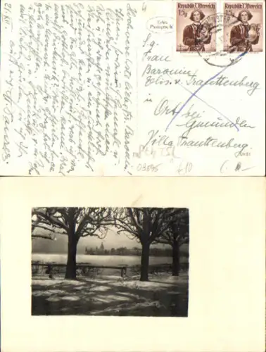 752478 Altmünster am Traunsee an Baronin Elisabeth Trauttenberg Orth Gmunden
