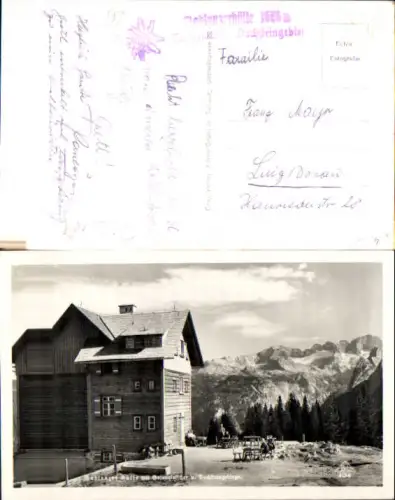 752484 Gablonzerhütte Gosaugletscher Gosau Dachstein Zwieselalm hallstatt