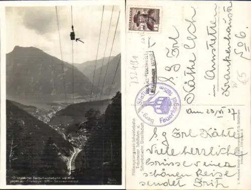 752491 Höllengebirge Seilbahn Feuerkogel Gondel Ebensee am Traunsee