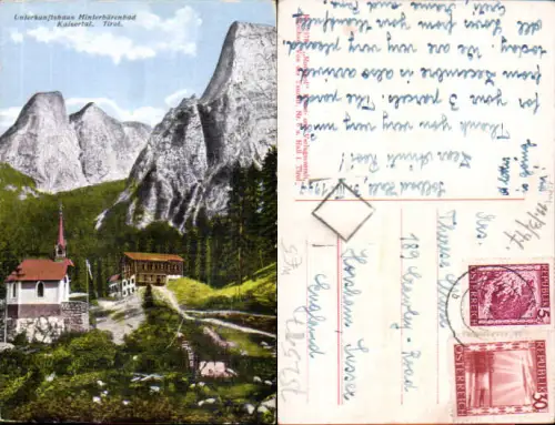 752517 Unterkunftshaus Hinterbärenbad Kaisertal Kufstein Tirol