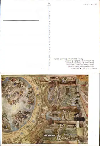 752582 Künstler AK Rudolf von Alt Admont Bibliothek