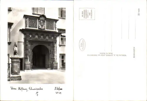 752745 Fotokunst Dr. Defner W 49 Wien Hofburg Schweizertor