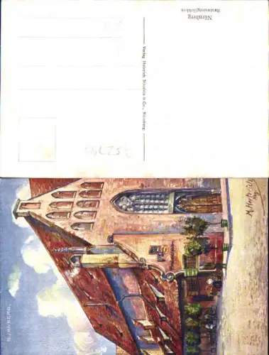 752797 Künstler AK M. Herterich Nürnberg Bratwurstglöcklein
