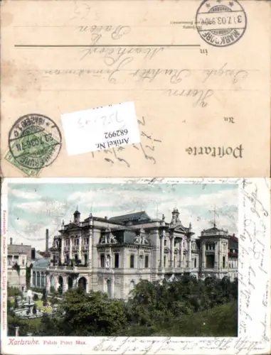 752844 Karlsruhe Palais Prinz Max gel Markdorf