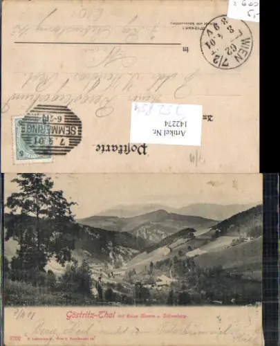 752855 Göstritz-Thal Göstritztal Klamm am Semmering Schneeberg