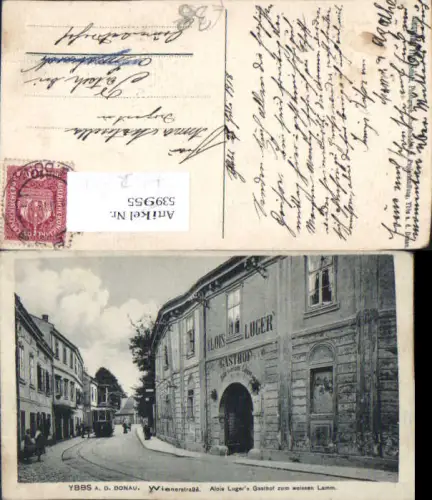752872 Ybbs an der Donau Wienerstraße Gasthaus zum weissen Lamm