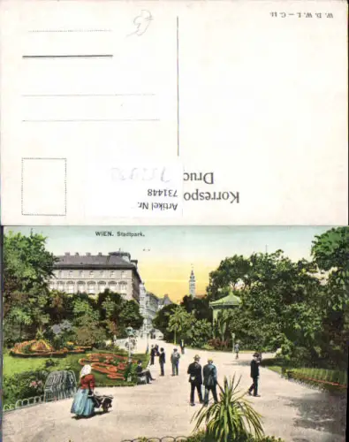 752932 Wien Stadtpark Park Partie