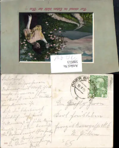752938 Frau Blüten Stempel Ober-Grafendorf n. St. Pölten