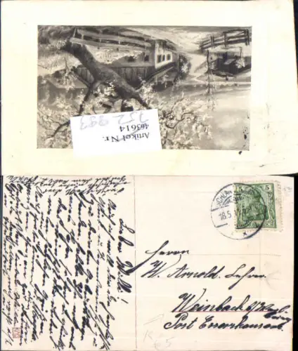 752993 Stempel Schlangenbad n. Weinbach Weilburg
