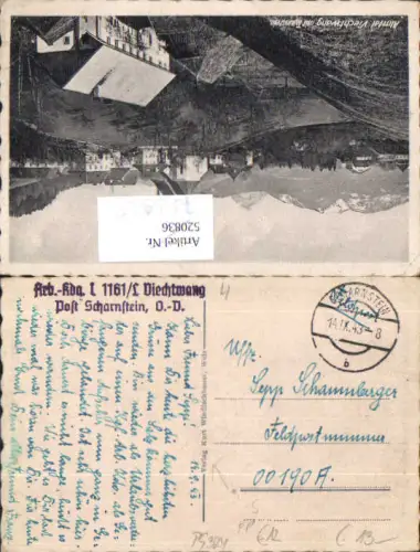752995 Feldpost Scharnstein Arb. Kdo. Viechtwang Arbeitskommando