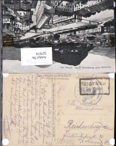 752997 K.K. Feldpost Salzburg n. Reichenberg Liberec Böhmen