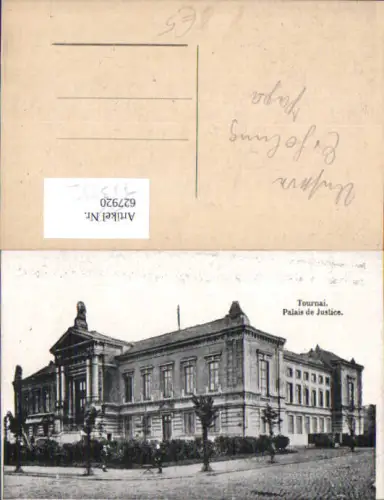 753232 Belgium Tournai Palais de Justice