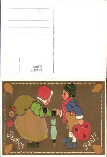 753265 REPRO Frohes Fest Kinder Lebkuchen Christkind pub EAS