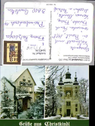 753406 Christkindl Steyr Stempel 1997