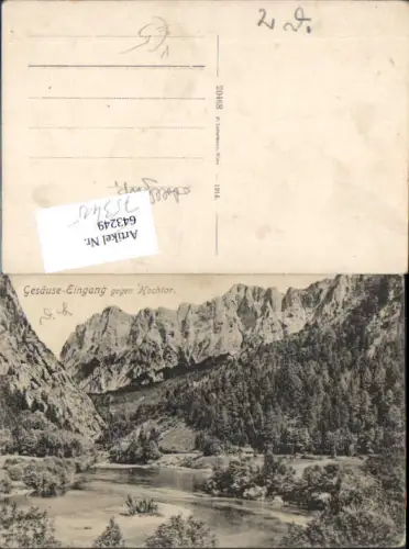 753415 Gesäuse Eingang Johnsbach Gstatterboden Hochtor Admont Weng