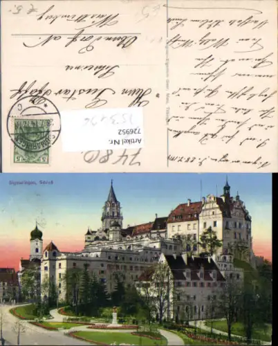 753436 Sigmaringen Schloss gel Oberndorf am Neckar