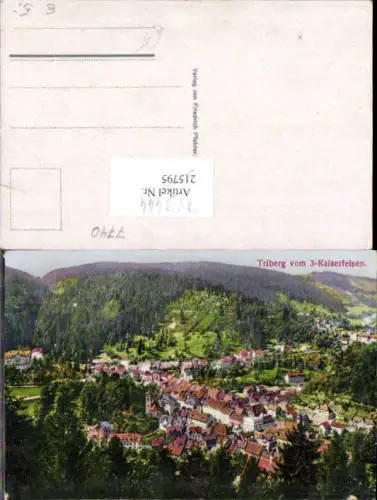 753444 Triberg vom 3 Kaiserfelsen
