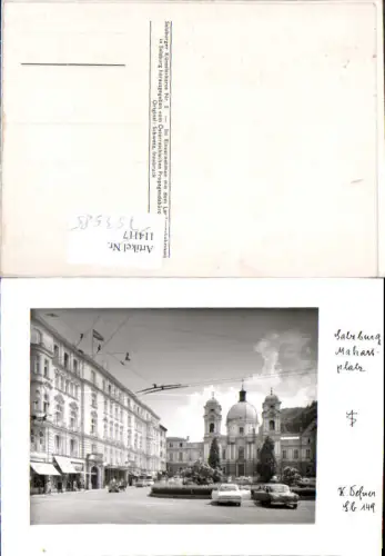 753584 Fotokunst Dr. Defner Sb 149 Salzburg Makartplatz Oldtimer Autos