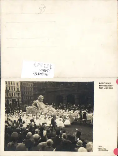 753587 Wien 10. Deutsches Sängerbundfest 1928 Festzug