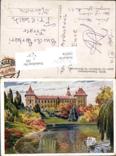 753595 Künstler AK Andreas Ruep Wien Währing Türkenschanzpark Hochschule Bodenkultur