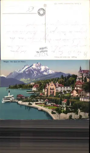 753656 Weggis Quai Pilatus Luzern
