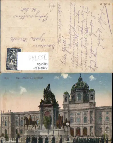 753749 Wien Maria Theresia Denkmal gel Prägarten