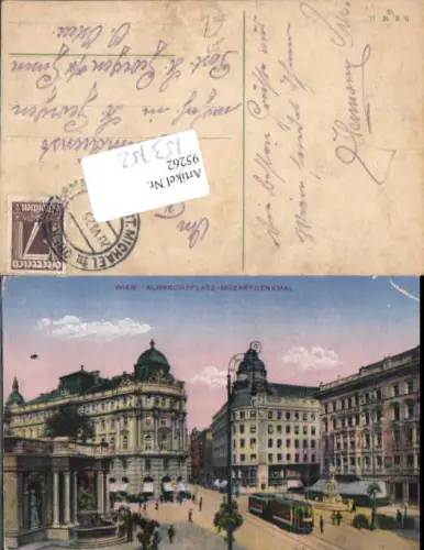 753752 Wien Albrechtsplatz Mozartdenkmal ge St. Georgen an der Gusen Perg