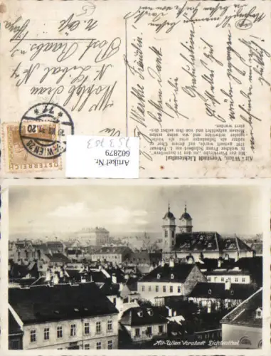 753753 Alt-Wien Alsergrund Vorstadt Lichtenthal Lichtental