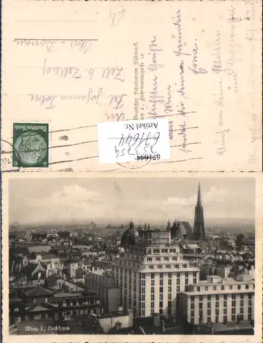753754 Wien Innere Stadt Hochhaus gel Zell bei Zellhof