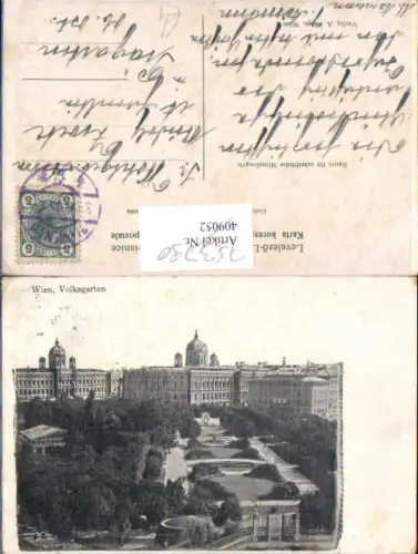 753790 Wien Innere Stadt Volksgarten