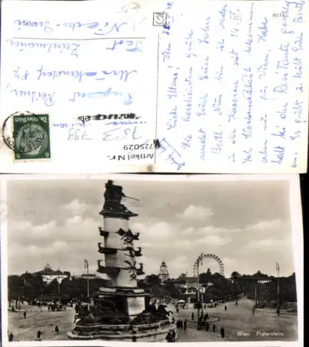 753799 Wien Leopoldstadt Prater Praterstern gel Zeiselmauer Muckendorf